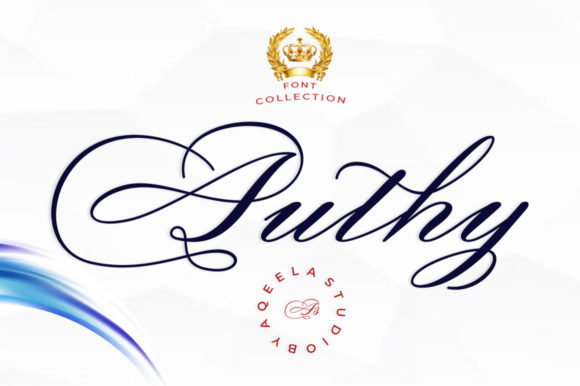 Authy: The Elegant Calligraphy Font for Timeless, Feminine Design