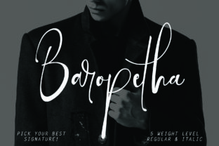 Baropetha Family: A Font for Every Design Need