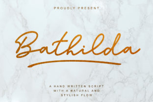 Bathilda: Elegant Monoline Script for Purposeful Creative Work