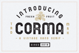 Corma Family: A Vintage Display Font Rooted in Warmth and Timeless Appeal