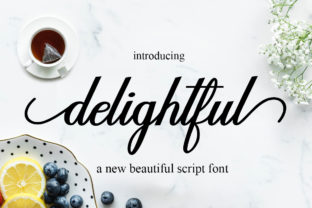 Delightful Script: A Modern Handmade Typographic Experience