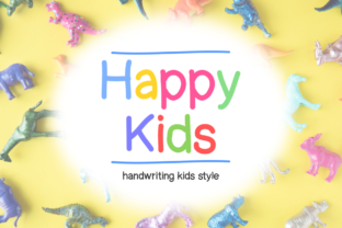 Happy Kids: A Font That Feels Like Joy in Motion