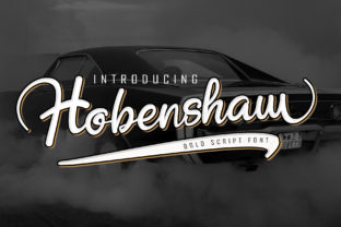 Hobenshaw: The Handwritten Font That Feels Like a Late-Night Sketch on a Café Napkin