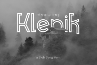 Klenik: A Bold Slab Serif That Commands Attention