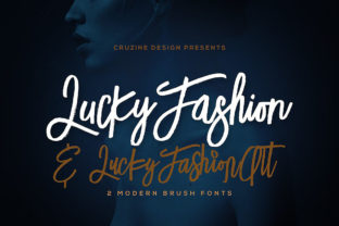 Lucky Fashion: A Versatile Handwritten Brush Font for Creative Projects