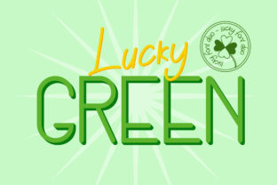 Lucky Green Duo: A Unique Font Pair for Creative Expression