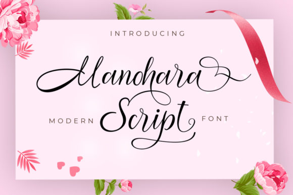 Manohara: A Stunning Romantic Handwritten Font