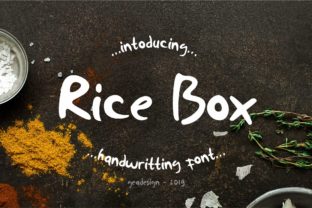 Rice Box: A Handwritten Font for Creative and Practical Workflows