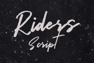 Riders: Edgy Script with Handwritten Flair
