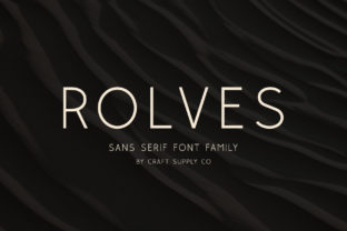 Rolves: A Sleek, Smart Sans Serif Font