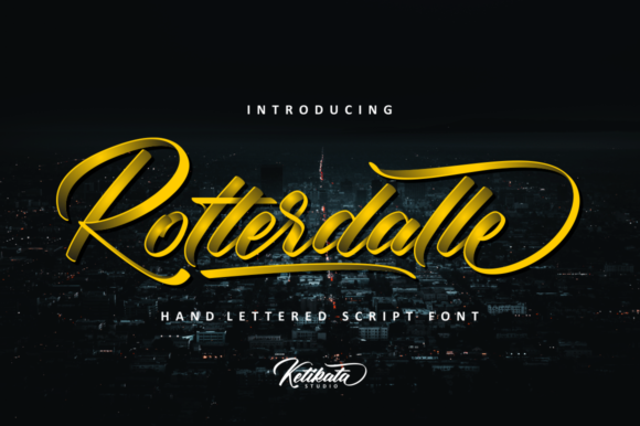 Rotterdalle Script: A Versatile Hand-Lettered Script Font