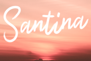 Santina: A Versatile Handwritten Font for Creative Projects