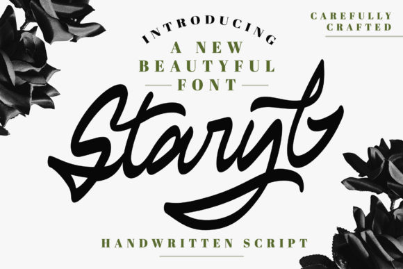Staryl: The Handwritten Font Redefining Bold Expression in Modern Design