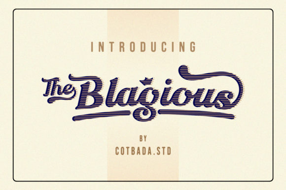 The Blagious Script: A Handwritten Font Built for Real Creative Workflows